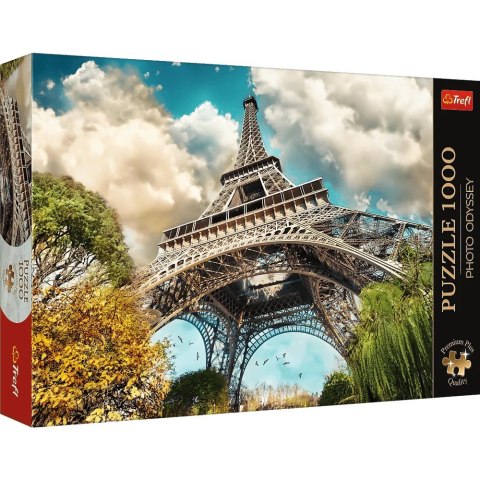 Puzzle 1000 elementów Premium Plus Wieża Eiffel Paryż Francja Trefl