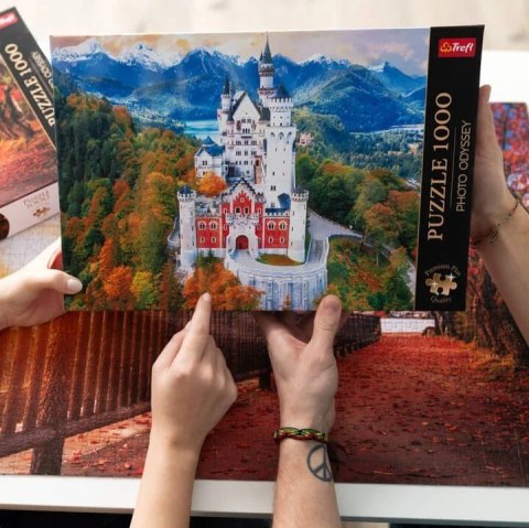 Puzzle 1000 elementów Premium Zamek Neuschwanstein Niemcy Trefl