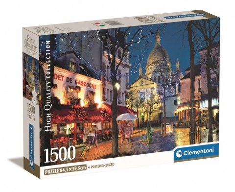 Puzzle 1500 elementów Compact Paris Montmarte Clementoni