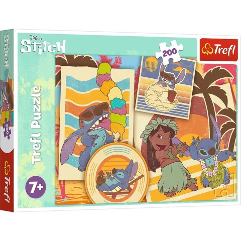 Puzzle 200 elementów Muzyczny świat Lilo i Stitch Trefl