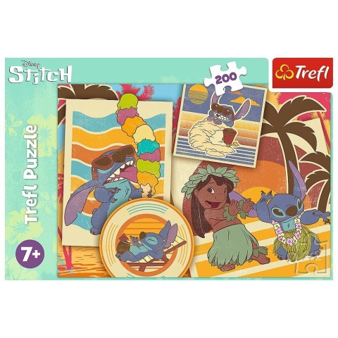 Puzzle 200 elementów Muzyczny świat Lilo i Stitch Trefl