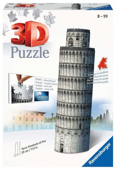 Puzzle 3D Budynki Krzywa Wieza w Pizie Ravensburger Polska