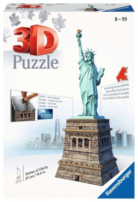 Puzzle 3D Budynki Statua Wolności Ravensburger Polska