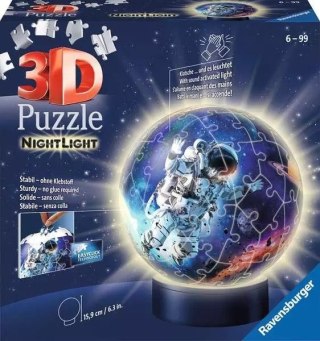 Puzzle 3D Świecąca kula Astronauta Ravensburger Polska