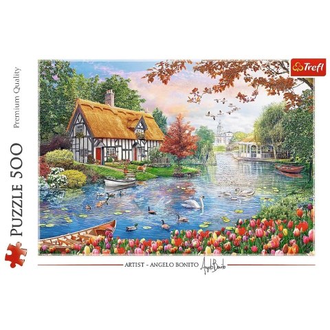 Puzzle 500 elementów Cicha przystań Trefl