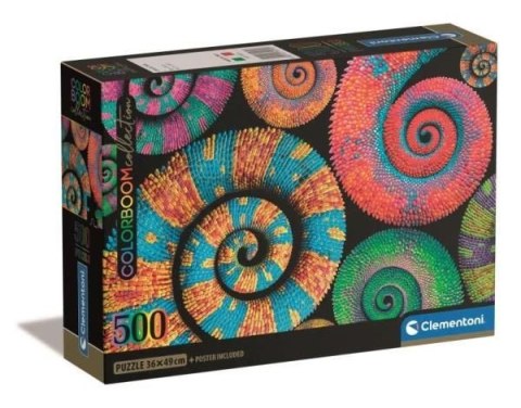 Puzzle 500 elementów Compact Curly Tails Clementoni