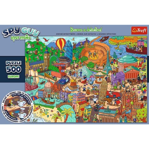 Puzzle 500 elementów Spy Guy Lost Items Europa Trefl