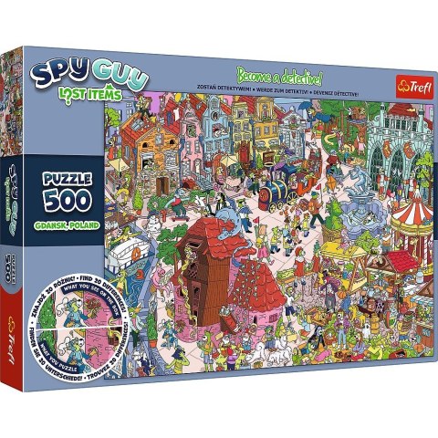 Puzzle 500 elementów Spy Guy Lost Items Gdańsk Polska Trefl