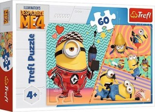 Puzzle 60 elementów Wesołe Minionki Trefl