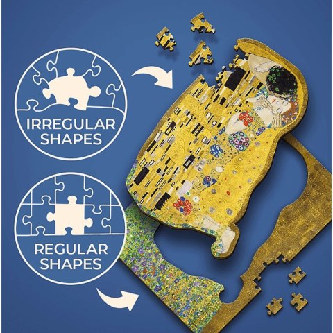 Puzzle drewniane 200 elementów Pocałunek Gustav Klimt Trefl