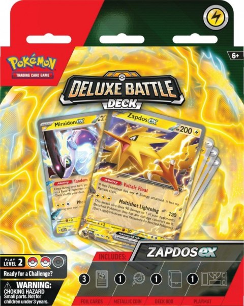 Karty Deluxe Battle Deck Zapdos ex Pokemon TCG