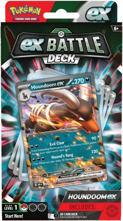 Karty Ex Battle Deck Houndoom Ex Pokemon TCG