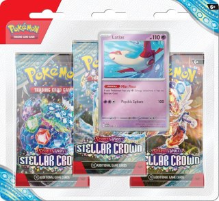 Karty Stellar Crown - 3-Pack Latias Pokemon TCG