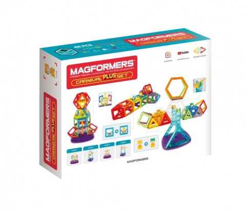 Klocki magnetyczne 48 elementów Magformers