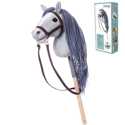 Koń na kiju HOPPIHORSE Hobby Horse A4 szary Tootiny