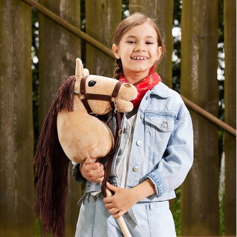 Koń na kiju Hobby Horse HOPPIHORSE A3 beżowy Tootiny