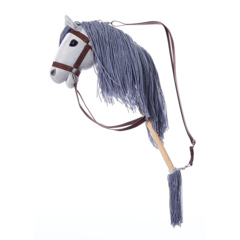 Koń na kiju Hobby Horse HOPPIHORSE A3 szary Tootiny