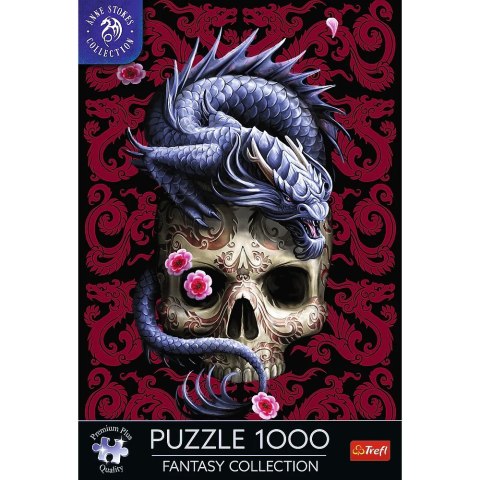 Puzzle 1000 elementów Orientalny Smok Anne Stokes Trefl