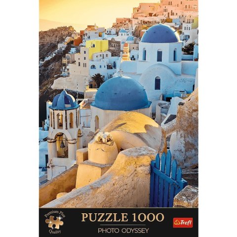 Puzzle 1000 elementów Premium Plus Miasteczko Oia Santorini Trefl