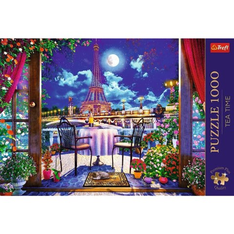 Puzzle 1000 elementów Premium Plus Paryż w blasku księżyca Trefl