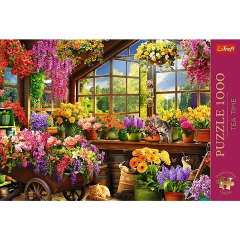 Puzzle 1000 elementów Premium Plus Przygotowania do wiosny Trefl