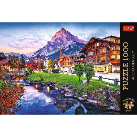 Puzzle 1000 elementów Premium Plus Quality Alpejskie miasteczko, Szwajcaria Trefl