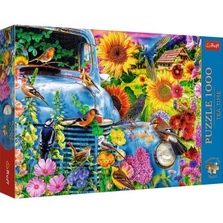 Puzzle 1000 elementów Premium Plus Quality Wiejska Sielanka: Śpiewające ptaki Trefl