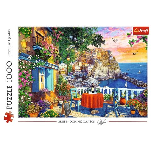 Puzzle 1000 elementów Widok na Cinque Terre Trefl