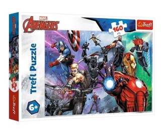 Puzzle 160 elementów Marvel Zawsze gotowi bohaterowie Avangers Trefl