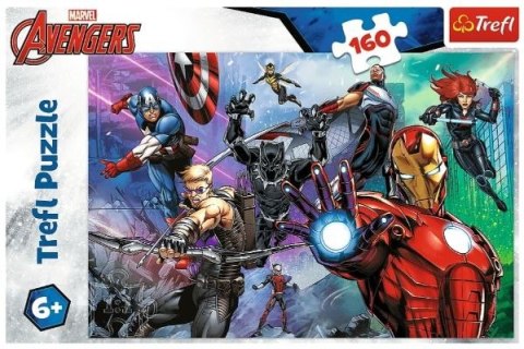 Puzzle 160 elementów Marvel Zawsze gotowi bohaterowie Avangers Trefl