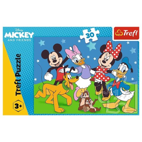 Puzzle 30 elementów Mysie sprawy Myszka Miki Trefl