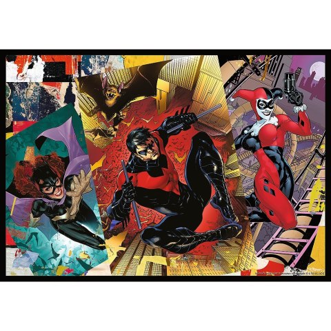 Puzzle 4x250 elementów Batman w akcji Trefl