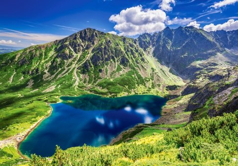 Puzzle 500 elementów Czarny Staw Gąsienicowy Tatry Polska Castor