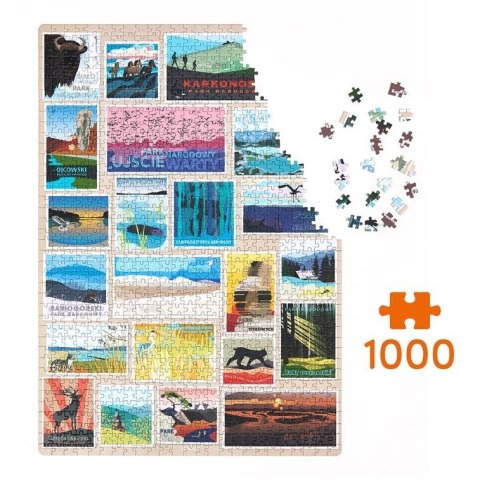 Puzzle Puzzlove Polskie Parki Narodowe 1000 elementów CzuCzu