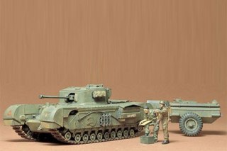 British Churchill C Tank Tamiya