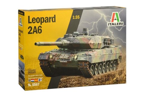 Model plastikowy Czołg Leopard 2A6 Italeri