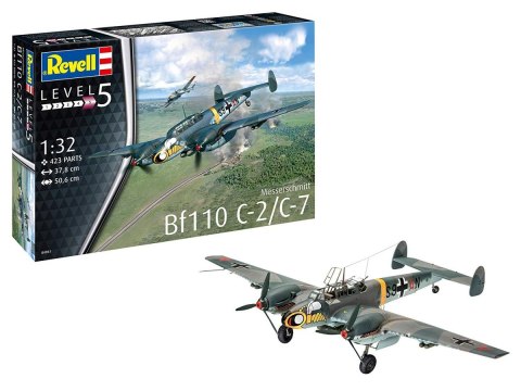 Model plastikowy Messerschmitt BF-110-C7 Revell