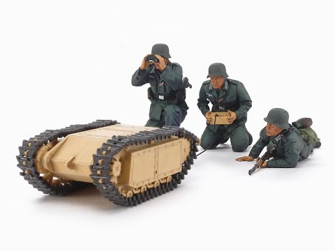 Model plastikowy Niemiecki Goliath z zespołem szturmowym Tamiya