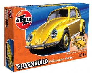 Model plastikowy QUICKBUILD VW Beetle Yellow Airfix