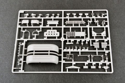 Model plastikowy Russian 9p140 TEL of 9K57 Uragan Multiple Launch Rocket System Trumpeter