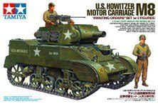 U.S. Howitzer Motor Carriage M8 "Awaiting Orders" Set (w/3 Figures) Tamiya