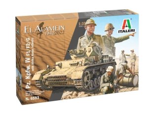 Model do sklejania Pz.Kpfw.IV F1/F2 /G With Afrika Korps Infantry Italeri