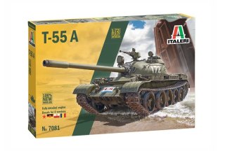 Model do sklejania Średni czołg T-55A (wersja PL) Italeri