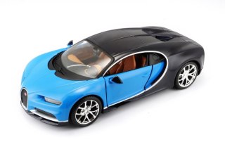 Model kompozytowy Bugatti Chiron niebiesko-czarny Maisto