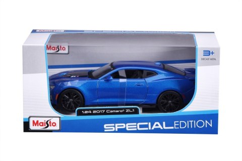 Model kompozytowy Chevrolet Camaro ZL1 2017 niebieski 1/24 Maisto