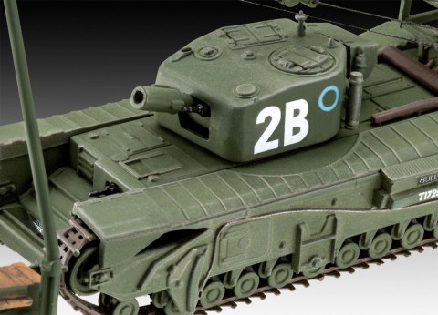 Model plastikowy Churchill A.V.R.E 1/76 Revell