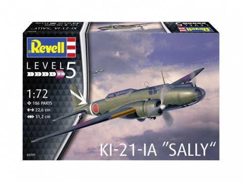 Model plastikowy Ki-21-LA Sally 1/72 Revell