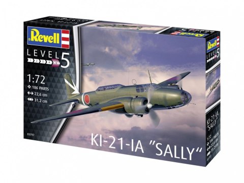 Model plastikowy Ki-21-LA Sally 1/72 Revell