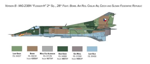 Model plastikowy MiG-27/MiG-23BN Flogger 1/48 Italeri