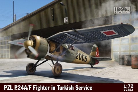 Model plastikowy PZL P.24A/F Fighter in Turkish Service 1/72 Ibg